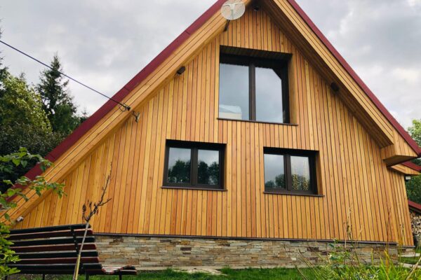 Dřevěná fasáda Orlické hory